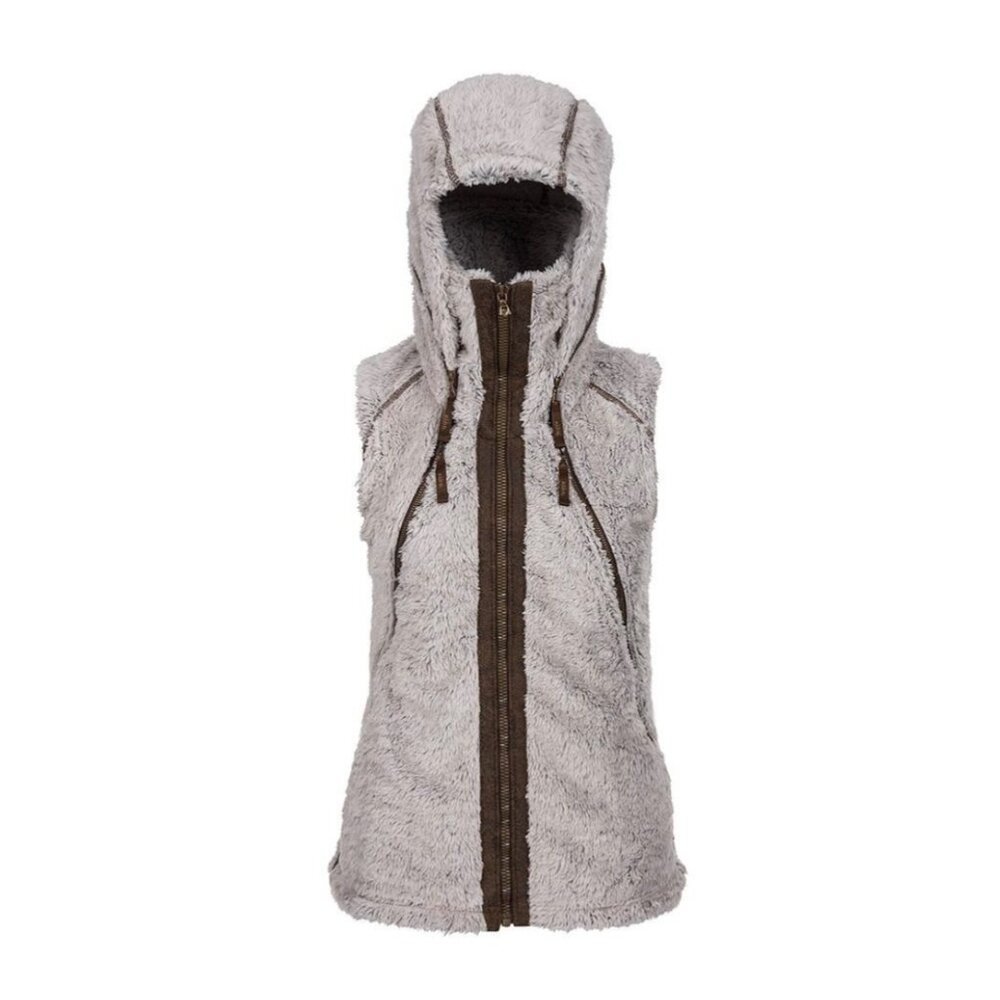 KUHL Flight Fleece Vest Women's Large Stone Ivory - Picture 17 of 17